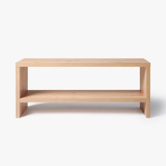 Colch&oacute;n Morfeo Banco de cama Beige, tablero robusto y minimalista 102x28x42 cm