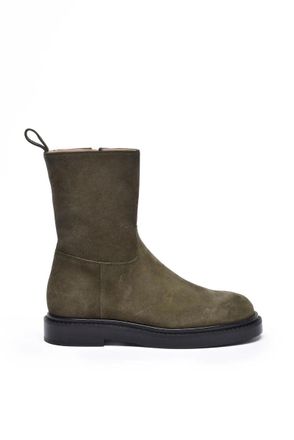 Fabiana Filippi Suede Ankle Boot - Green