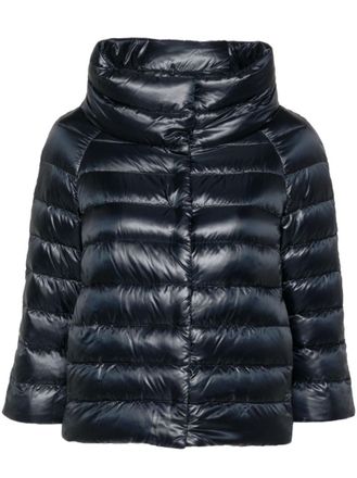 Herno Blue Sofia short down jacket