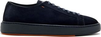 Santoni Ford Sneaker - Heren - Sneakers - Blauw - 42 EU - Leer - Schoenen
