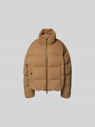 Dsquared2 Steppjacke mit gef&uuml;ttertem Stehkragen in Camel, Gr&ouml;&szlig;e XS