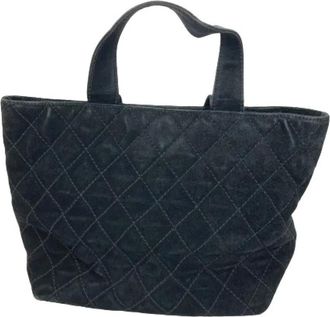 Chanel Pre-owned Vintage Shoulder Tote Bag - Dames - Vintage Handtas - Zwart - ONE Size - Vintage