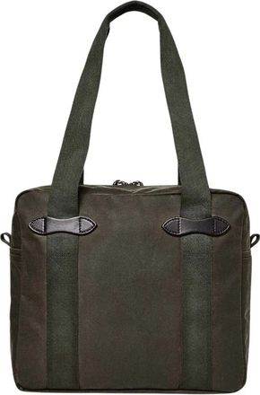 Filson Borsa Tote con Zip Tin Cloth - - Bags - Uomo - Verde - ONE SIZE