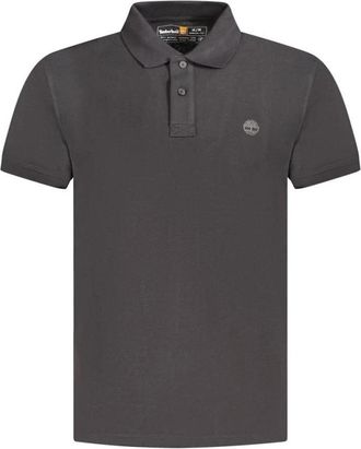 Timberland Klassiek Poloshirt Korte Mouw - Heren - Polos - Zwart - S - Katoen - Tops