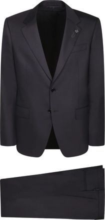 Lardini Klassiek Gesneden Pak - Heren - Business pakken - Blauw - M - Kostuums