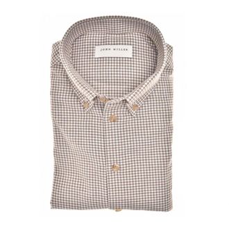 John Miller Hombre, Camisas, Marr&oacute;n, Talla: 2XL