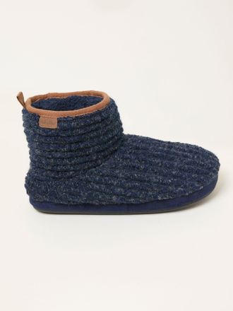 Fat Face FatFace Laurence Navy Knit Boot