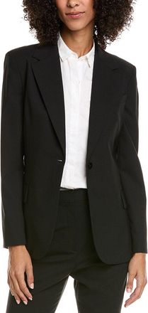 Theory Fitted Wool-Blend Blazer