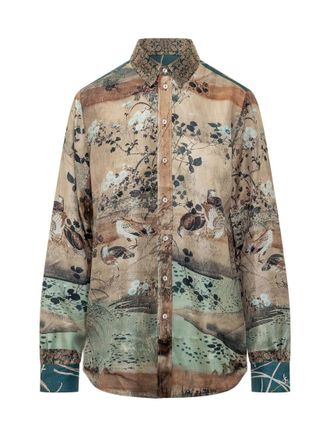 Pierre-Louis Mascia Multicolor Printed Shirt