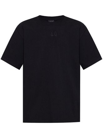 44 Label Group T-shirt met logoprint - Zwart
