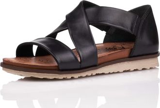 Remonte Womens R2755-01 Sandal In Black