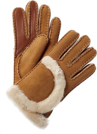 UGG Exposed-Seam Suede Gloves