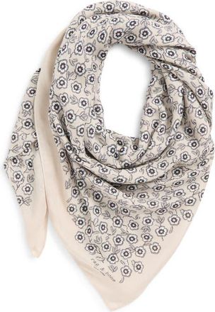 Rag & Bone Mel Floral Scarf in Taupe Flower at Nordstrom