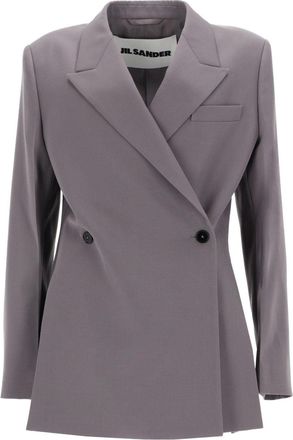 Jil Sander Double-Breasted Wool Tailored Jacket