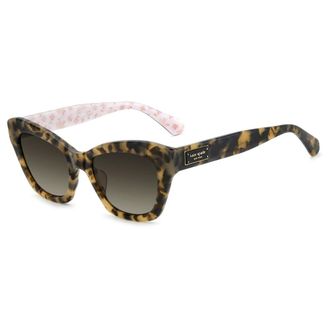 Kate Spade New York Sunglasses, female, Brown, Size: 51 MM Havana Brown Shaded Sunglasses