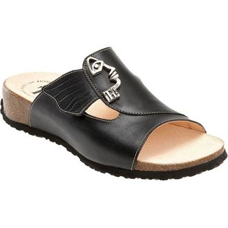 Think Mizzi with Face Sandal in Black at Nordstrom, Size 10-10.5Us