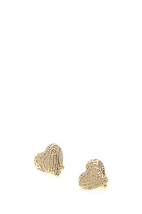 Vivienne Westwood Heart-Shaped Gold-Tone Earrings - Gold