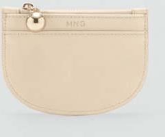Mango Portacarte mini perlina giallo pastello - Donna - Taglia unica - MANGO