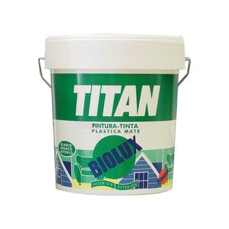 Titan Pintura Exterior Biolux Blanco Mate Blanco15 Litros15 Litros Blanco