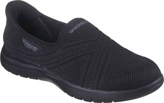 Skechers Womens Breathe Easy Roll With Me Sneakers In Triple Black
