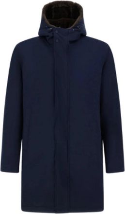 Herno Jassen - Heren - Parka Jassen - Blauw - XL - Jassen