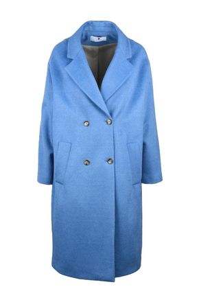 Olivier Horigamy Double-Breasted Coat - Light Blue
