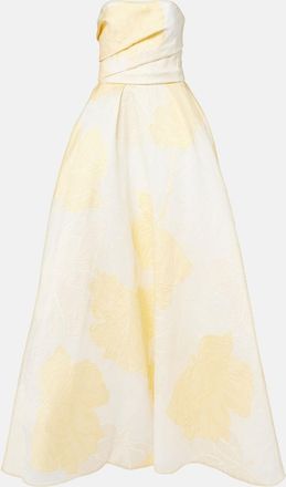 Monique Lhuillier First Delivery strapless gown