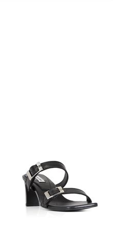 Reike Nen Womens Buckle Heels In Black