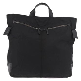 Prada unisex, Pre-owned, Zwart, Maat: ONE Size Leer
