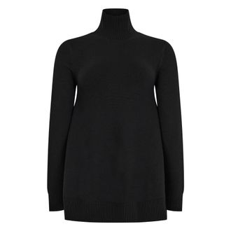 Toteme Jersey de Cuello Alto - Knitwear - Mujer - Negro - S