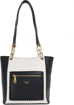 Dune London Accessoires Dune London Duckie Logo tas met lang hengsel in zwart