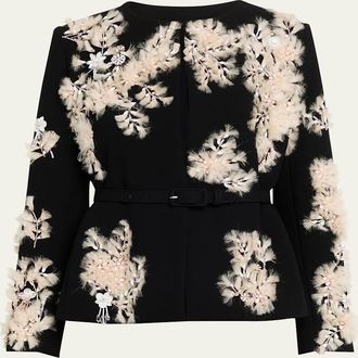 Libertine - Libertine Whispering Blooms Belted Wrap Jacket