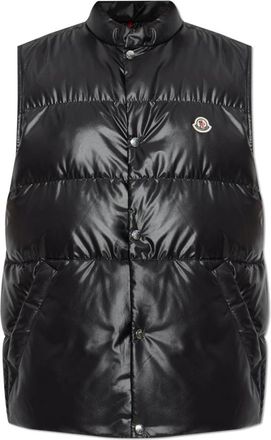 Moncler Restigo Down Vest - Heren - Bodywarmers - Zwart - 3XL - Jassen