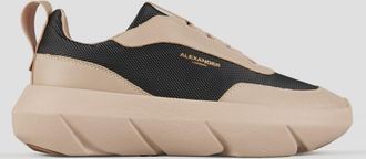 Alexander Smith Eclipse Woman in beige leather and black technical fabric