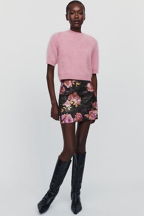 Hemant & Nandita Floral Mini Skirt