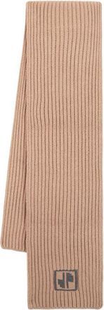 Patou Womens Jp Scarf Beige Wool