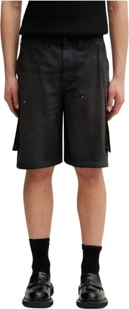Our Legacy Mount Shorts - Heren - Korte Broeken - Zwart - L - Katoen - Korte Broeken