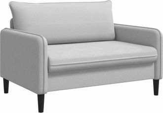 vidaXL Sill&oacute;n Xxl Gris Claro Terciopelo Vidaxl
