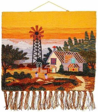 Wanderlust Deco Wanderlust Deco - Tapiz De Yute Tejido Decorativo 100x80cm