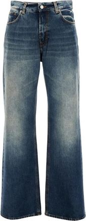 Haikure Korea Jeans - Dames - Loose Fit Jeans - Blauw - W26 - Katoen - Jeans