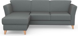 Sit&more Ecksofa »Visby L-Form« Wahlweise mit Bettfunktion und Bettkasten, frei im Raum stellbar