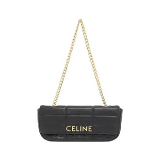 Celine Pre-owned Shoulder Bags, female, Black, Size: ONE SIZE Pre-owned Vintage Shoulder Bag