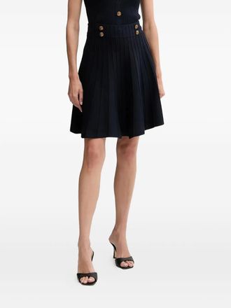 Guess Co Gonna plissettata con bottoni - Nero