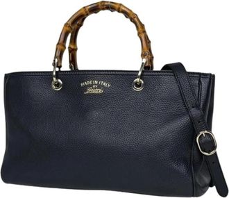 Gucci Pre-owned Handbags, female, Black, Size: ONE SIZE Pre-owned Vintage Shoulder Bag