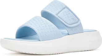 Clarks Solevana Star Womens Sandals Light Blue Synthetic : 10 B - Medium