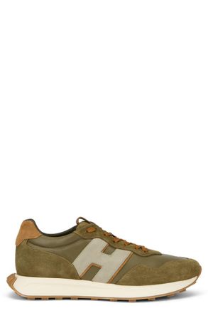 Hogan Khaki Logo H601 Sneakers