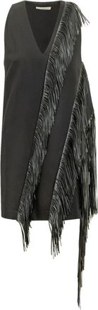 Sportmax Spxgalosce Abito - Dames - Korte kleedjes - Zwart - XS - Katoen - Kleedjes