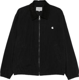 Carhartt Work in Progress Madison Logo-embroidered Corduroy-collar Zip-up Ripstop Cotton Jacket