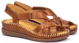 Pikolinos Leren sandalen met sleehakken, CADAQUES
