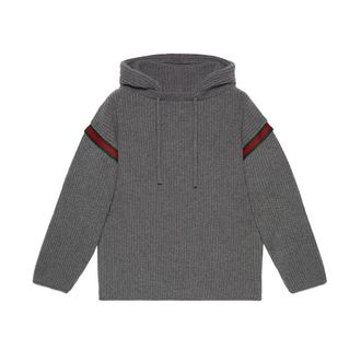 Gucci Gray Cashmere Mens Sweatshirt
